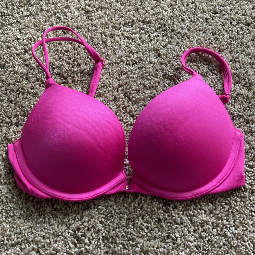 VS Very Sexy Push-up 32B Hot Pink Victoria’s Secret